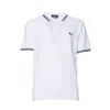 Comme Des Garçons Collared Polo T-shirts Ribbed Cuffs In White