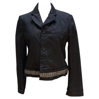 Pre-owned Comme Des Garçons Structured Jacket In Black