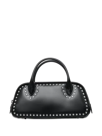 Comme Des Garçons Studded Corti Handbag In Black