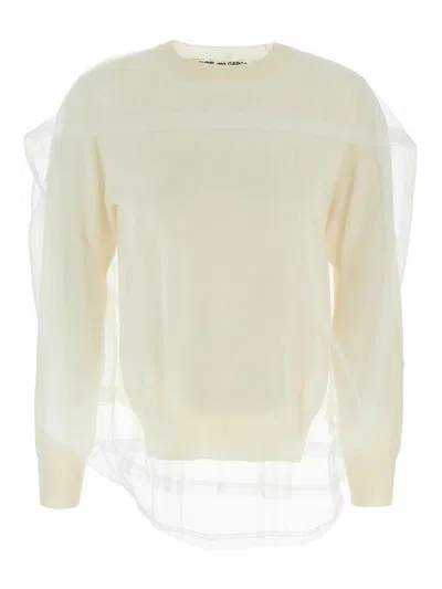 COMME DES GARÇONS TULLE SWEATER