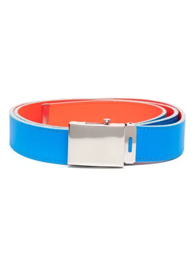 Comme Des Garçons Super Fluo Belt In 蓝色