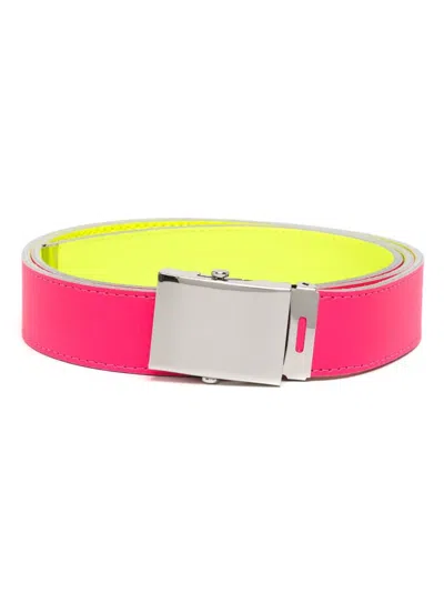 Comme Des Garçons Super Fluo Belt In 粉色