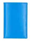 Comme Des Garçons Super Fluo Bifold Cardholder In Blue