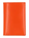Comme Des Garçons Super Fluo Bifold Cardholder In Orange
