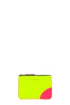 Comme Des Garçons 'super Fluo' Card Holder In Multi