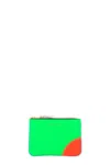 Comme Des Garçons 'super Fluo' Card Holder In Multi