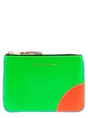 Comme Des Garçons 'super Fluo' Card Holder In Multi