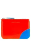 Comme Des Garçons Super Fluo Wallet In Red