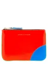 Comme Des Garçons Super Fluo Wallet In Red