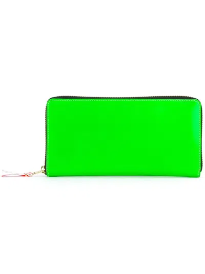 Comme Des Garçons Super Fluo Cdg Wallet In Pattern