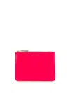 Comme Des Garçons Super Fluo Leather Line Wallet By Comme Des G In Pink