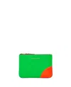 Comme Des Garçons Super Fluo Wallet In Green