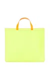 Comme Des Garçons Bold Contrast Handle Tote Bag In Multicolour