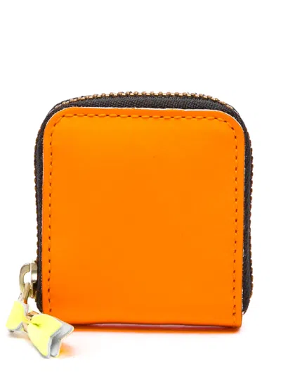 Comme Des Garçons Super Fluo Portemonnaie In Orange