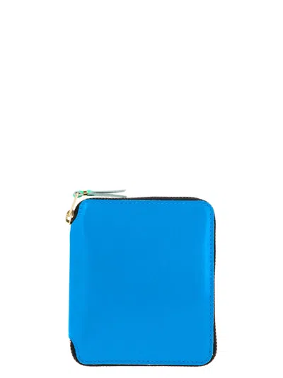 Comme Des Garçons Super Fluo Wallet In Black