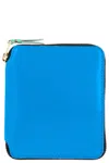 Comme Des Garçons Super Fluo Wallet In Blue