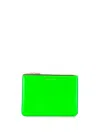 Comme Des Garçons Super Fluo Wallet In Blue