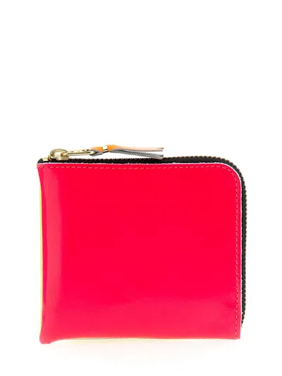 Comme Des Garçons 'super Fluo' Wallet In Pink