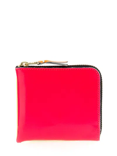 Comme Des Garçons Super Fluo Wallet In Multi
