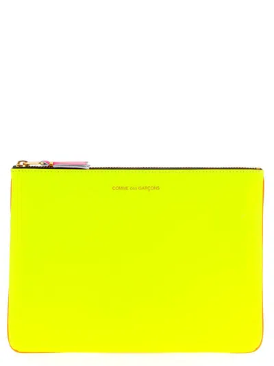 Comme Des Garçons 'super Fluo' Wallet In Multi