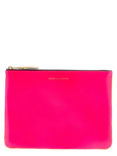 Comme Des Garçons 'super Fluo' Wallet In Multi