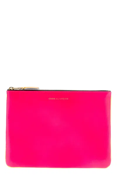 Comme Des Garçons 'super Fluo' Wallet In Multi