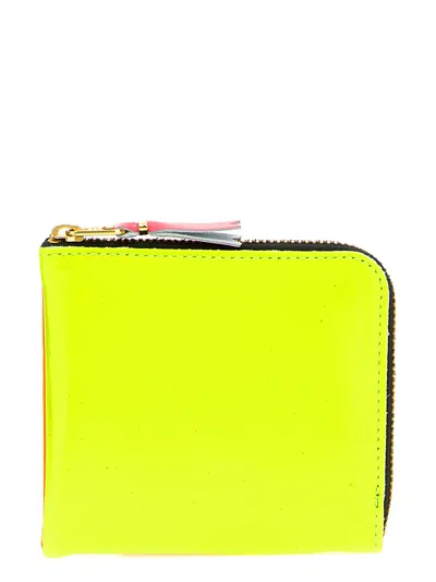 Comme Des Garçons Super Fluo Wallet In Multicolour