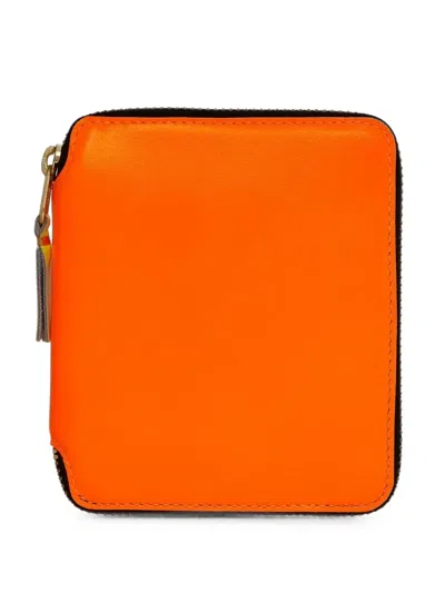 Comme Des Garçons Super Fluo Wallet In Blue