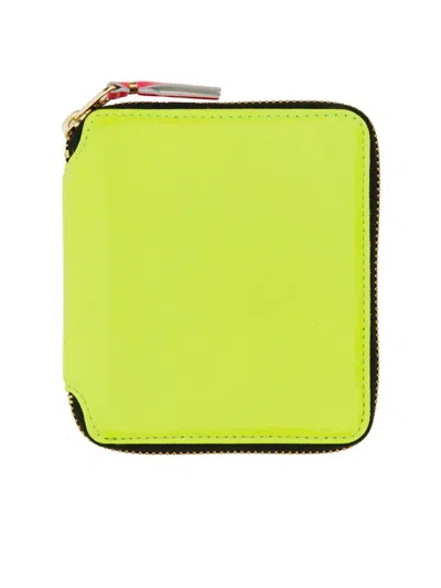 Comme Des Garçons Small Leather Goods In Yellow