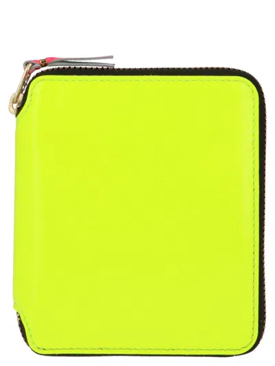 Comme Des Garçons 'super Fluo' Wallet In Green