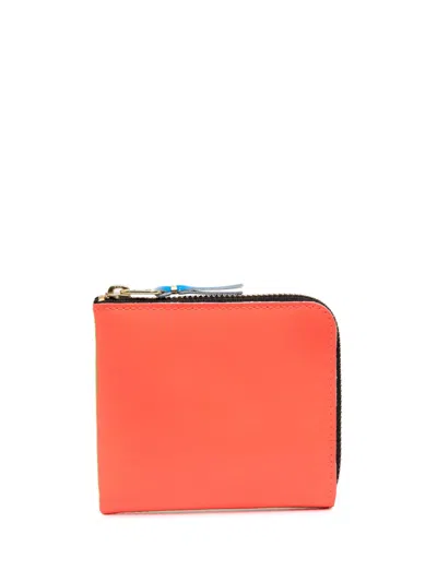 Comme Des Garçons 'super Fluo' Wallet In Yellow