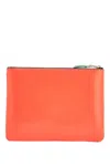 COMME DES GARÇONS SUPER FLUORESCENT BLUE GOAT LEATHER WALLET