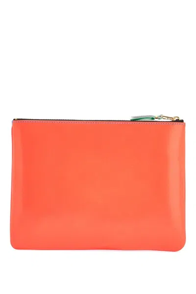 COMME DES GARÇONS SUPER FLUORESCENT BLUE GOAT LEATHER WALLET