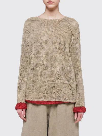 Comme Des Garçons Sweatshirt  Woman Color Beige In Brown