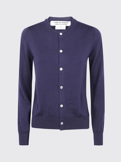 COMME DES GARÇONS SWEATER COMME DES GARÇONS WOMAN COLOR BLUE,H66779009