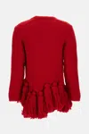 Comme Des Garçons Sweater In Red