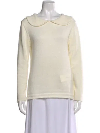 Pre-owned Comme Des Garçons Sweater In White