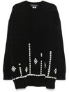 Comme Des Garçons Comme Des Garcons Sweater With Decorative Buttons In Black