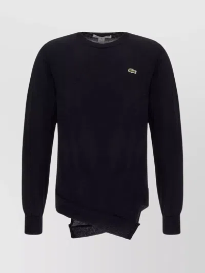 COMME DES GARÇONS SWEATER WOOL ASYMMETRIC HEMLINE