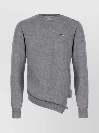 COMME DES GARÇONS SWEATER WOOL ASYMMETRIC HEMLINE