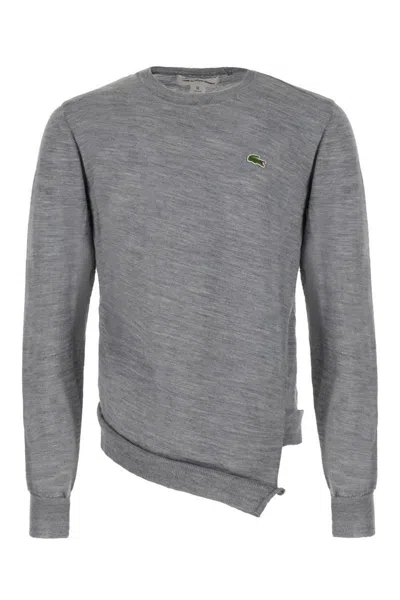 Comme Des Garçons Sweater Wool Asymmetric Hemline In 3