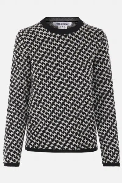 Comme Des Garçons Comme Des Garcons Sweaters In Black+white