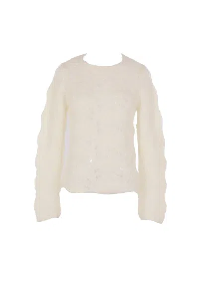 Comme Des Garçons Sweaters In White