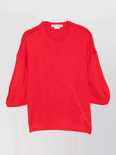 Comme Des Garçons Sweatshirt In Red