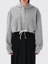 Comme Des Garçons Short Drawstring Hem Zip Fleece Top