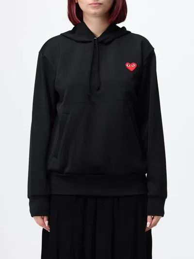 Comme Des Garçons Sweatshirt Woman Color Black
