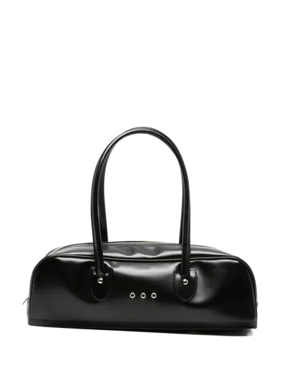 Comme Des Garçons Syntetic Leather Shoulder Bag In Black