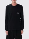 Comme Des Garçons Men Black Long Sleeves Logo T-shirt, Xl Luxury T-shirts For Men Darveys In Black