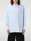 Comme Des Garçons Oxford Button Down Shirt In Gnawed Blue