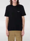 Comme Des Garçons Men Black Crewneck Logo T-shirt, L Luxury T-shirts For Men Darveys In Black